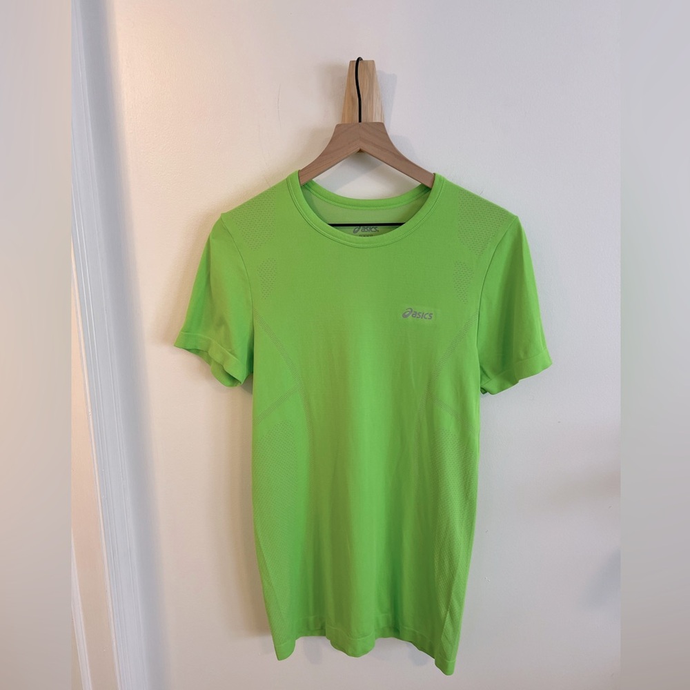 ASICS Men’s Athletic Top in Lime Zest - Size Medium
